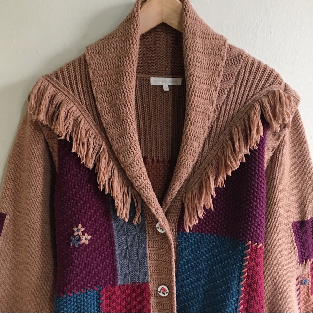 Loveshackfancy Franco Patchwork Cardigan - image 3